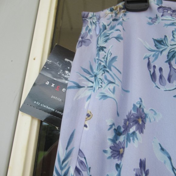 NWT vintage floral print skirt 12 P - Picture 4 of 9